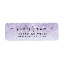 Search for purple sparkle return address labels Modern