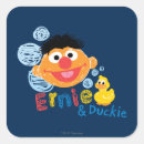 Search for bath time stickers Ernie and duckie