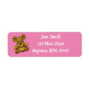 Search for bear return address labels Cartoon