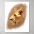 Search for lion brown posters White