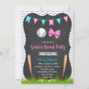Search for baseballs or bows invitations Gender
