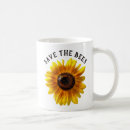 Search for sunflower save mugs Save the bees