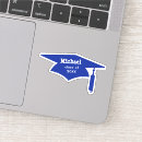 Search for cap and tassel stickers Blue