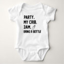 Search for party in my crib baby clothes Humour