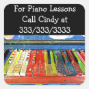 Search for piano lessons stickers Teacher
