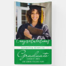Search for graduation class of 2023 banners Green