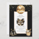 Search for sparkle seasonal invitations Black