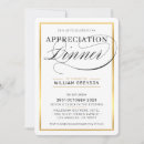 Search for appreciation dinner invitations Business