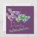 Search for purple martini invitations Fun
