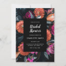 Search for modern floral bridal shower invitations Minimalist