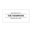 Search for 2 names rubber stamps Return address