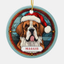 Search for st bernard christmas tree decorations Santa