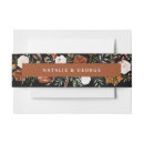 Search for invitation belly bands Floral