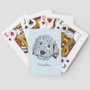 Search for doodle playing cards Blue