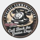 Search for communications stickers Retro