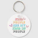 Search for kindness matters key rings Colourful