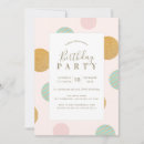 Search for pink polka dots invitations Party