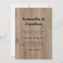 Search for wood grain wedding invitations Modern