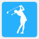 Search for lady golfer stickers Course