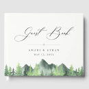 Search for mountain wedding guest books Forest