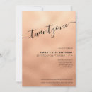 Search for modern rose gold invitations Calligraphy