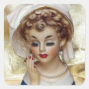 Search for elegant lady stickers Gold