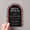 Search for witch bridal shower invitations Black
