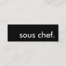 Search for chefs business cards Vintage