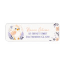 Search for baby chick return address labels Watercolor