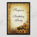 Search for sunflower and butterfly invitations Vintage