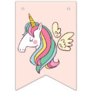 Search for unicorn bunting flags Unicorn birthday party