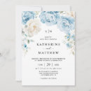 Search for blue and ivory wedding invitations Spring summer fall