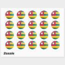 Search for togo stickers Flag of togo