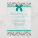 Search for turquoise wedding invitations Lace