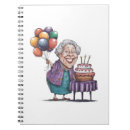 Search for granny notebooks Old lady birthday joke