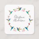 Search for hummingbird business cards Colibri