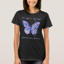 Search for stomach cancer tshirts Butterfly