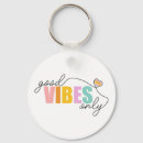 Search for good vibes key rings Cute