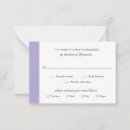 Search for lavender rsvp cards Classic