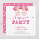 Search for cute sleepover invitations Pink