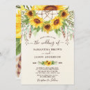 Search for rustic sunflower wedding invitations Boho