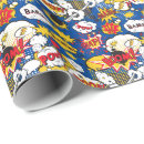 Search for comic book wrapping paper Birthday