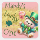 Search for lucky girl stickers Shamrock