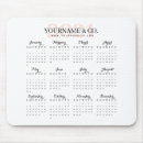 Search for calendar mousepads Elegant