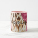 Search for pink zebra mugs Glam