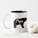 Search for papa bear mugs Black and white