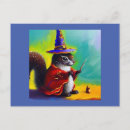 Search for wizard postcards Whimsical
