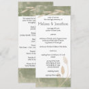 Search for green gold wedding programs Trendy