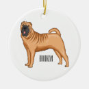 Search for shar pei christmas tree decorations Dog