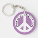 Search for hippie peace sign key rings Anti war